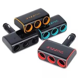 자동차연장소켓 차량용 시거잭 충전기 멀티 소켓 시가잭 3구 C