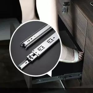 3단레일 가구 가구 레일 부속품 철물 교체 고하중 서랍 슬라이드레일 부속품 350mm