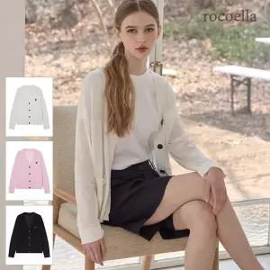 [로코엘라] 미츠 썸머 크로세 여성 V넥 가디건