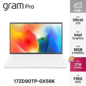 LG전자 그램 프로17 17ZD90TP-GX56K Ultra5 17인치 업무용 그램노트북 16GB 2TB YO
