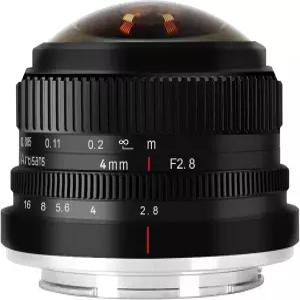 7Artisans 4mm F2.8 어안 초광각 렌즈 수동 포커스 프라임 호환 M4/3 마운트 미러리스 카메라 파나소닉 GH3