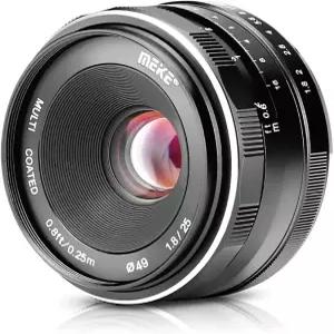 Meike 25mm F1.8 대형 조리개 광각 렌즈 수동 초점 파나소닉 루믹스 올림푸스 M43 마운트 미러리스 카메라