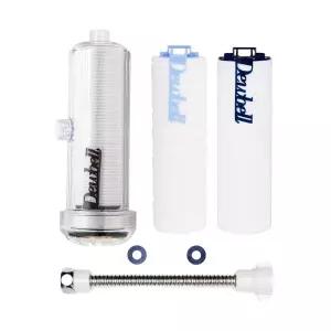 [듀벨]수도애 세면대용 체험세트 (알뜰, 고급 제로필터 각 1개 ) 대용량 녹물 이물질 염소 제거