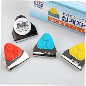 고리자석 포비월드 집게자석 메모홀더 대용량 (45mm/24개입)