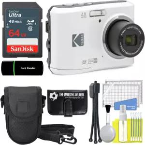 코닥 픽스프로 FZ45 16MP 디지털 카메라 4X 광학 줌 27mm 광각 1080P 풀 HD 비디오 2.7인치 LCD