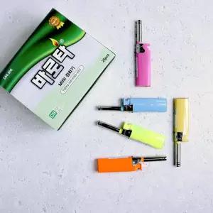 미니 라이터 바로타 화기 점 스 가 25pcs 터