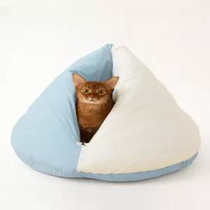 고양이침낭침대 강아지 방한 방석 숨숨집 보온 둥지 바구니 이하 덮개 쿠션 교체용 커버