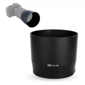 Canon RF 100-400mm F5.6-8 IS USM 및 EF 70-300mm f/4-5.6 IS USM 렌즈용 JJC ET-74B 총검 전용 렌즈 후드