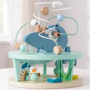 8개월아기장난감 소근육발달 고래 구슬옮기기 손조작 배밀이 2살