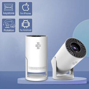 가정용 빔프로젝터 살랑게 Q5 무선 미니 프로젝터 WIFI 1080P 지원 휴대용 180도 스마트폰 PC와 호환되는 회전식 비디오