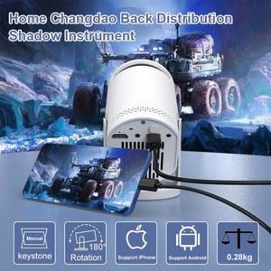 가정용 빔프로젝터 살랑게 Q5 무선 미니 프로젝터 WIFI 1080P 지원 휴대용 180도 회전 비디오 안드로이드 iOS 호환