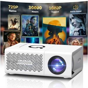 가정용 빔프로젝터 미니 프로젝터 네이티브 1080P 20 루멘 초점 HDMI USB AV 5mm 오디오 휴대용 패밀리 시어터