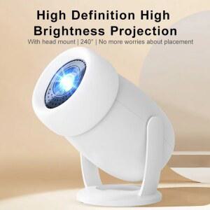 가정용 빔프로젝터 2026 휴대용 프로젝터 1080p 미니 안드로이드 4K HD 무선 Y400 고휘도 다국어 지원