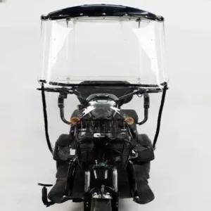 스쿠터 캐노피 우산 윈드스크린 오토바이 차양막 덮개 배달 커버 비 방풍 보호