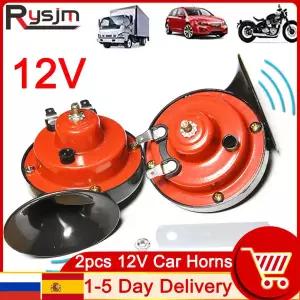 호환  HD 슈퍼 300 DB 기차 경적 트럭 자동차 스타일링 12V 전기 달팽이 경적 공기 경적 격렬한 소리 자동