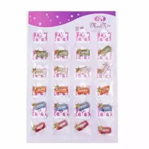 [반려] 반려동물 빗살핀 20입 랜덤 강아지머리핀 애견헤어핀 애견빗살핀