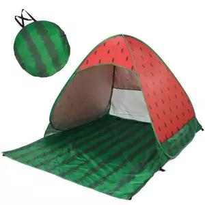 주닉스 원터치 팝업 수박 텐트 돔형 감성텐트 오픈형 간이 그늘막 1-2인용