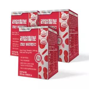 광동 비헴철 철분 엽산 비타민C 60정 3개 / 6개월분 임산부 수유부 임신 여성 남성