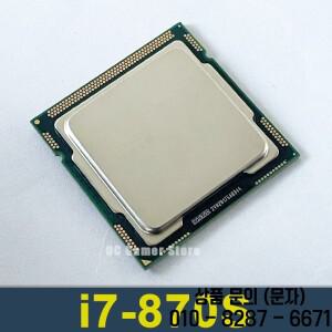 데스크톱 프로세서 i7 870s CPU i7 2.66GHz 8M SLBQ7 4 코어 스레드 82W LGA1156
