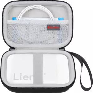 리엔 2x3 포토 프린터용 엘론보 휴대용 케이스 미니 컬러 즉석 인쇄 디지털 카메라 하드 여행 가방