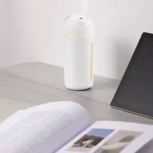 차량용 미니 가습기 듀얼 USB충전 조명 데일리 초미세 무드등