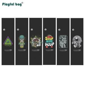 스케이트보드 사포 더블 로커 롱보드 두꺼운 매트 스티커, 스케이트보드 장식 액세서리, AMB234