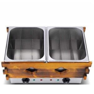 오뎅기계 업소용 이자카야 중탕기 끓이기 식당 오뎅기 2구 탕온기 오뎅바 포차 디자인