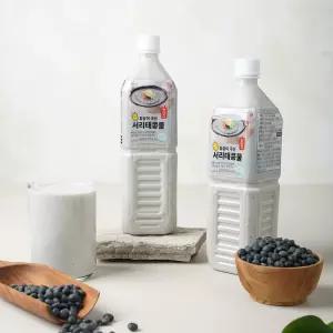 100% 국내산 서리태로 만든 더 진한 콩국물 2L 콩물 HACCP 인증