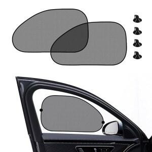 베이비 사이드 및 백 윈도우 선쉐이드를 위한 SamWinGear 2팩 자동차 창문 그늘막, 조수석 범용 쿨링 메시 스크린 눈부심과 자외선 차단 기능 제공