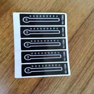 온도 라벨 가역성 테이프 스티커 필름 써머 접착 측정 그리드 시온재