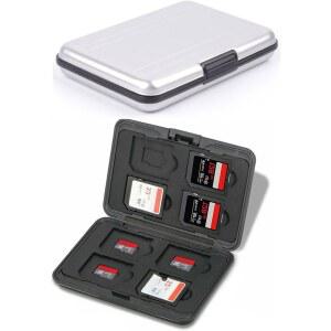 G kam 메모리카드 케이스 실버 어댑터 1 Silver G5AA 충전기 C26mem