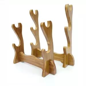 수평 거치대 봉받침 원목 지휘봉 홀더 검도 보관함 랙 폴딩 악보대