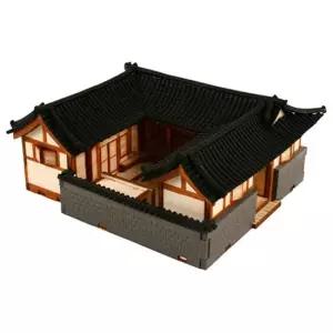 DIY 나무 모형 조립 키트 HO 서울북촌한옥A YM613