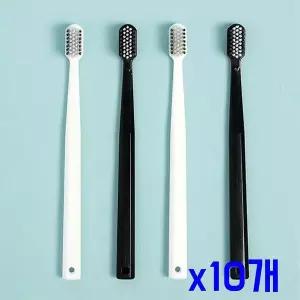 TBZ 미세모 틈새양치 간편 칫솔 4p세트(블랙화이트) x10개