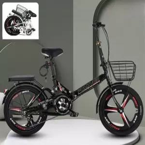 성인용 자전거 접이식 소형 폴딩 경량 휴대용 바구니 미니 컴팩트 바이크