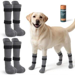 발을 핥는 것을 방지하는 루바니 야외 겨울철 양말 양말 소형 반려견 중형 포장용 부츠
