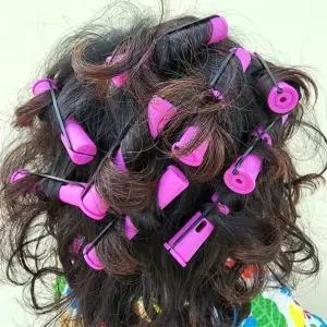 셀프 파마 롯드 헤어롤 10개 세트 파마롤 웨이브롤