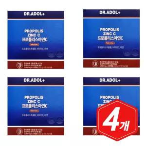 닥터아돌 프로폴리스 아연C 120캡슐 x 4개 정상적 면역 기능 항산화