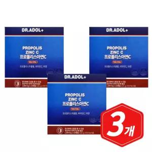 닥터아돌 프로폴리스 아연C 120캡슐 x 3개 정상적 면역 기능 항산화