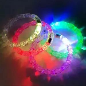 빛나는 손목밴드 빛 반짝이 LED 야광밴드 단체선물 라이트팔찌 판촉물 불빛팔찌