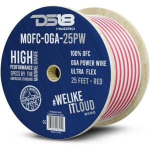 DS18 하이드로 MOFC0GA25P 해상 케이블 처리된 100 와이어 전원/접지 증폭기