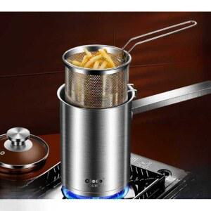 튀김팬 데자스 304 팬 리스스틸볶음솥 궁중팬 튀김솥 다용도 부착 라체나 중식