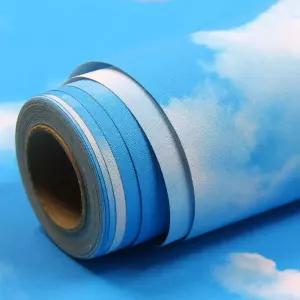 3d 푸른 하늘 시트지 천장 스티커 벽지 인테리어 구름