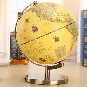 골동품 지구 장식품 책상 램프 사무실 공부방  지구본 조명