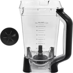 교체용 피처 72온스 XL 닌자 블렌더 신모델 BL610 부품 BL710WM BL710WMC CO610B CT610 림이 있는 상단