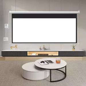 전동 스크린 200인치 강의실 영화관 대형