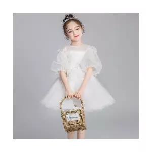 팜므 키즈 공주 유아 여름 퍼프소매 드레스설날