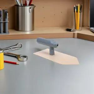 플라스틱 벽면 평탄화 도구, 콘크리트 마감, 석조 레이어링 작업용 미장용 삽, 내구성 휴대용