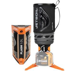 JETBOIL 캠핑 배낭여행을 위한 플래시 버너 1단계 이소부탄 쿠킹 자동 휴대용 고속 포함 스토브 점화 끓는 프로판