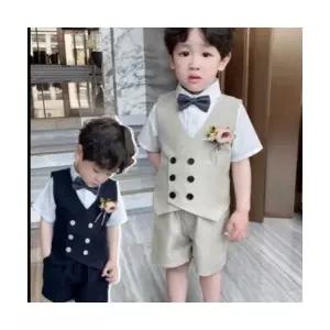팜므 아동 정장 여름 센치 조끼 남아 정장세트설날